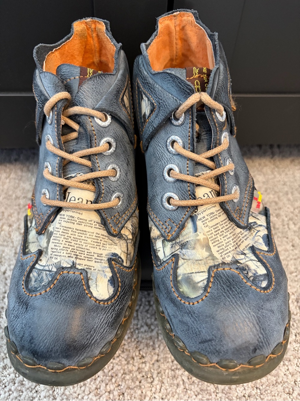 TMA Leather lacer up Booties